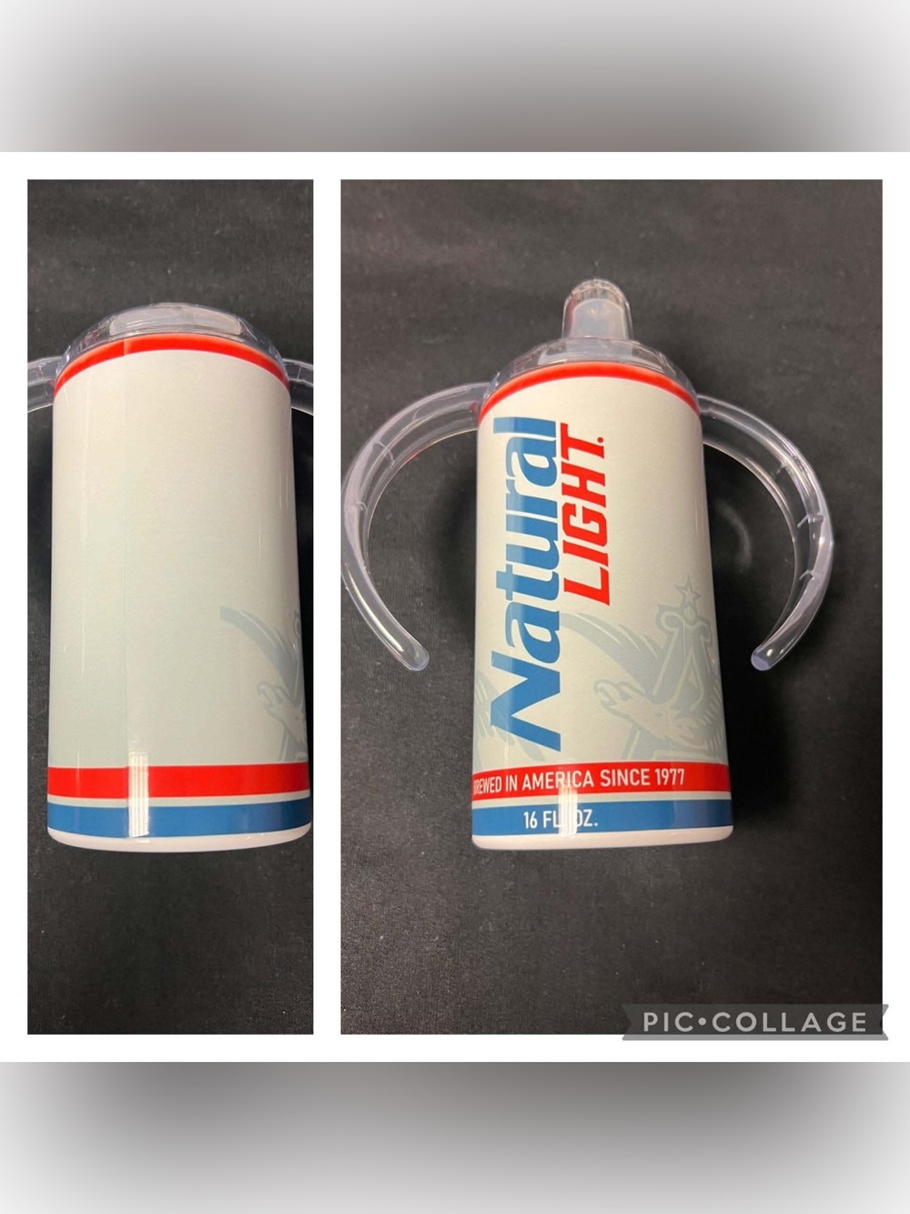 New 12 oz 2 in 1 cup metal